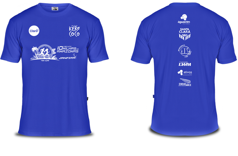 camiseta para grupo de corrida